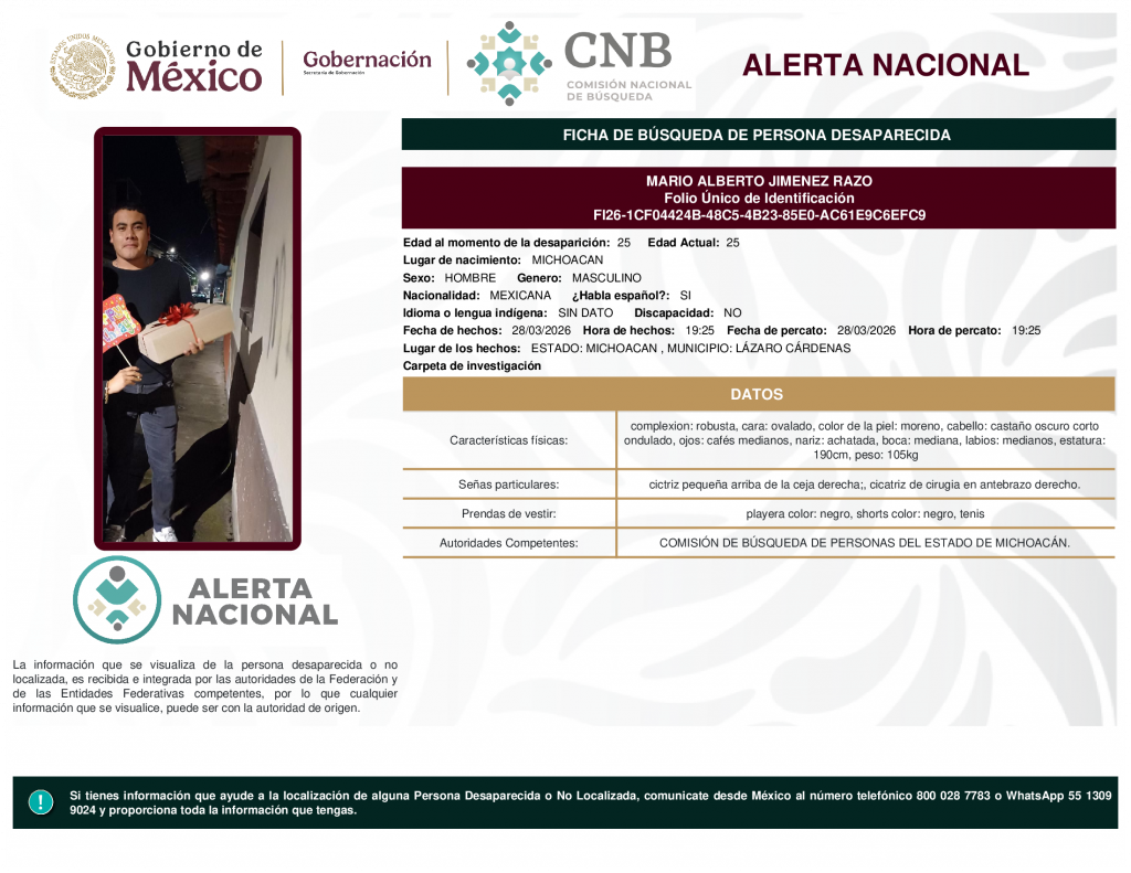 MARIO ALBERTO JIMENEZ RAZO