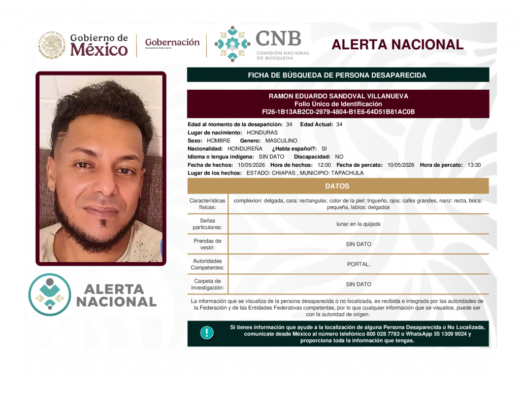 RAMON EDUARDO SANDOVAL VILLANUEVA
