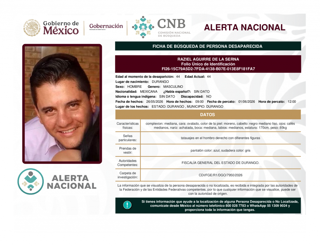 RAZIEL AGUIRRE DE LA SERNA