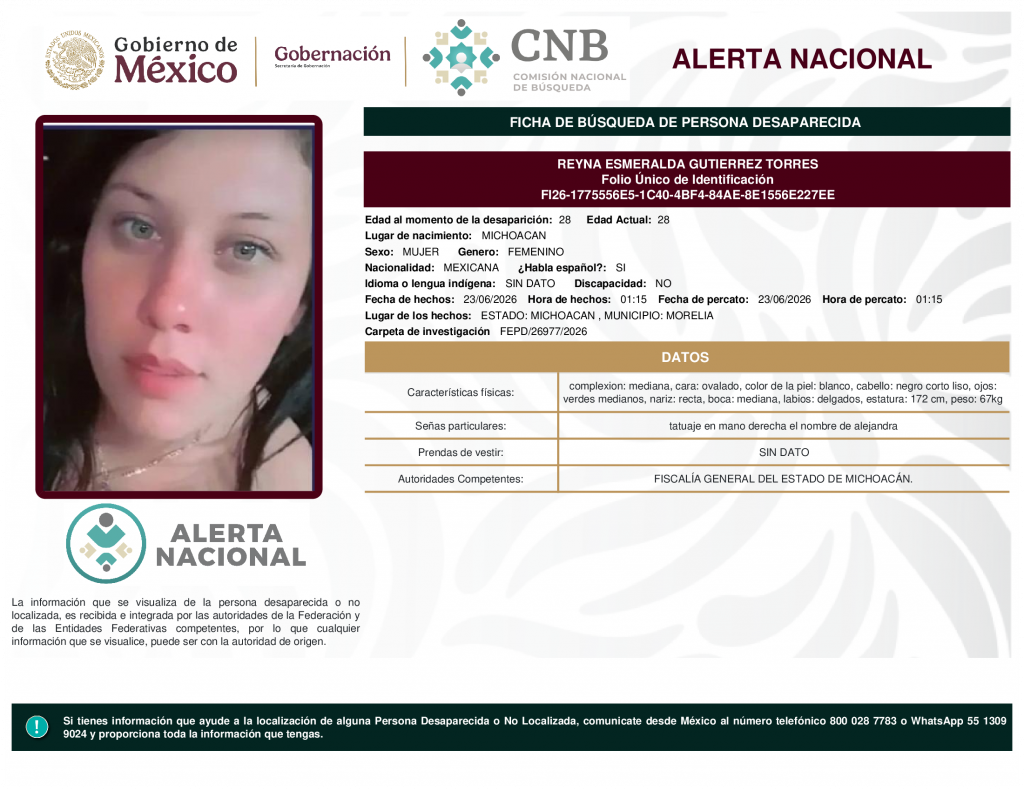 REYNA ESMERALDA GUTIERREZ TORRES