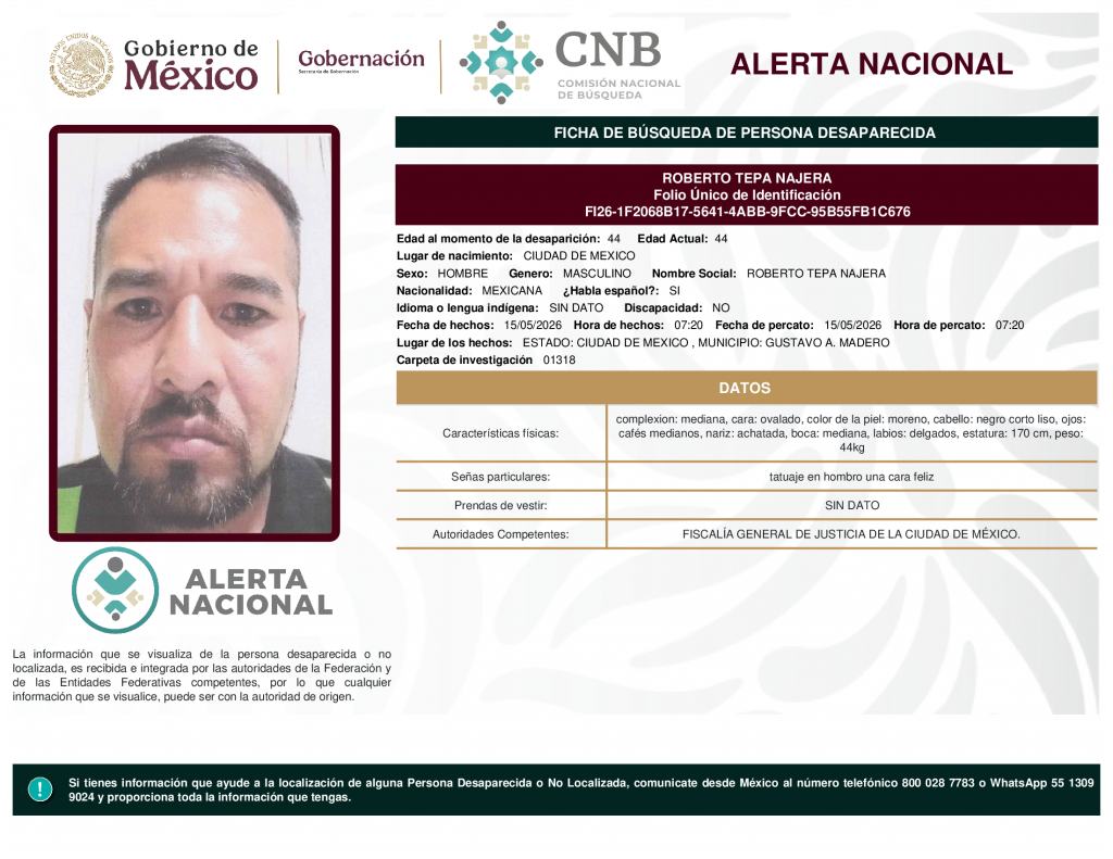 ROBERTO TEPA NAJERA