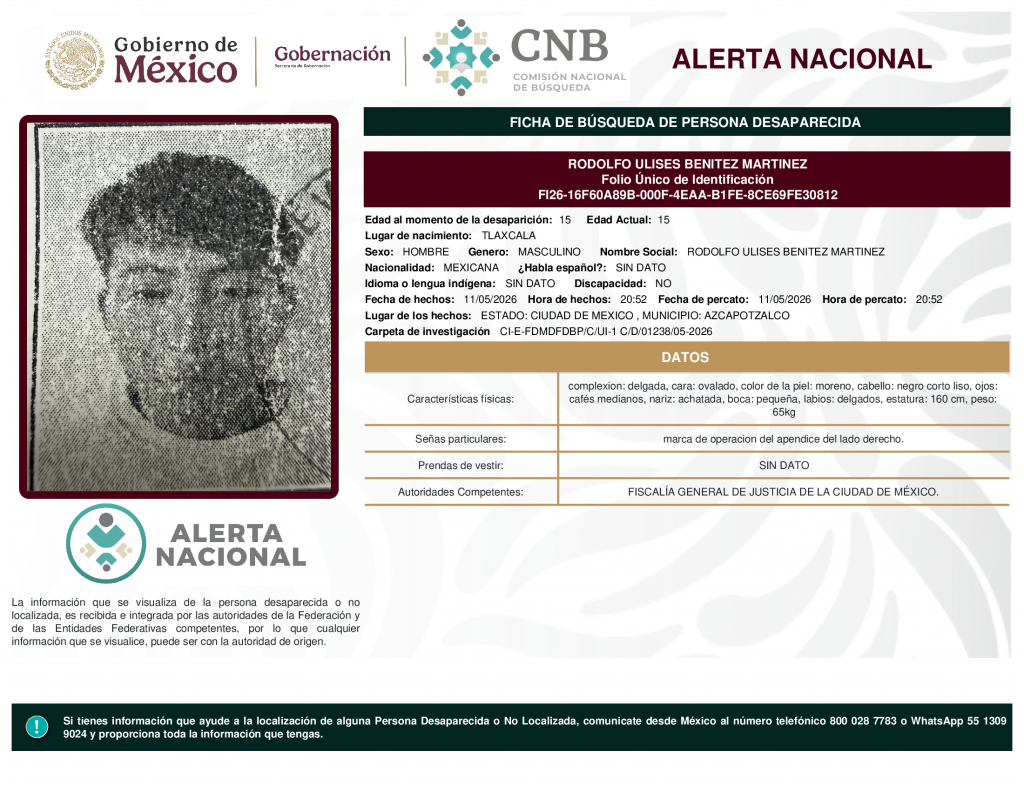 RODOLFO ULISES BENITEZ MARTINEZ