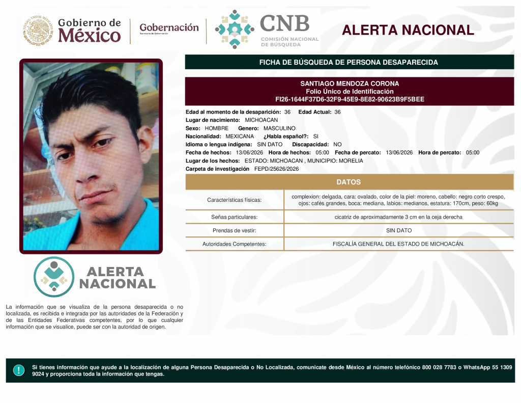 SANTIAGO MENDOZA CORONA