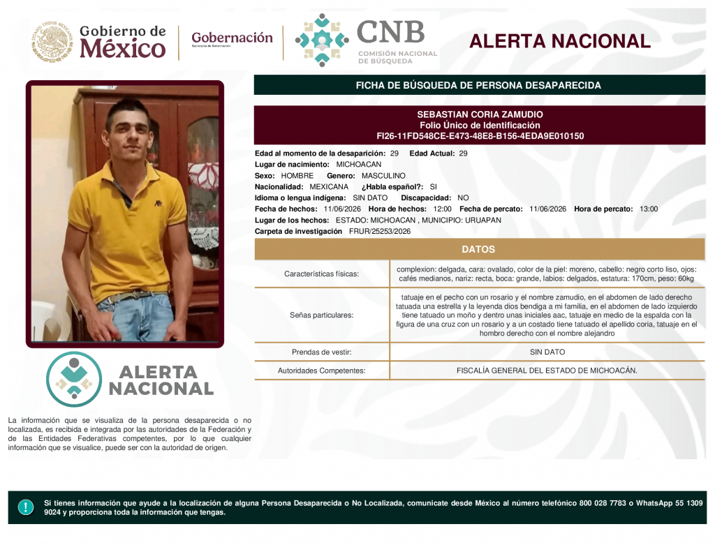 SEBASTIAN CORIA ZAMUDIO