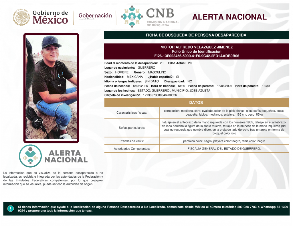 VICTOR ALFREDO VELAZQUEZ JIMENEZ