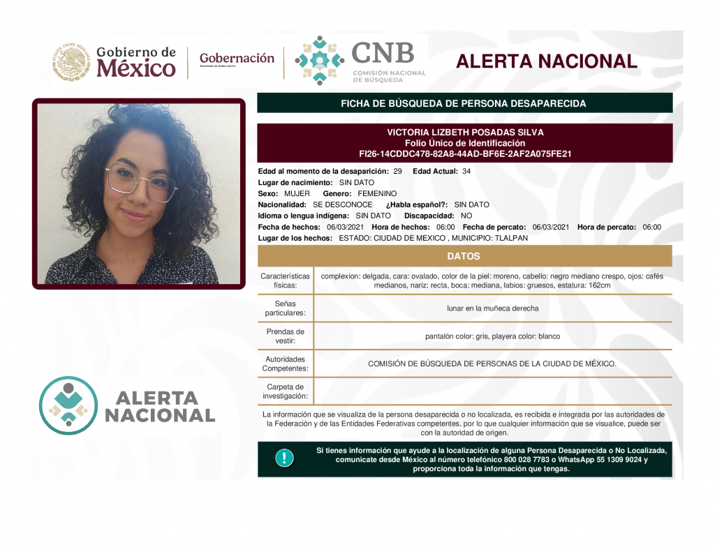 VICTORIA LIZBETH POSADAS SILVA