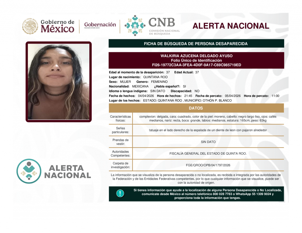 WALKIRIA AZUCENA DELGADO AYUSO