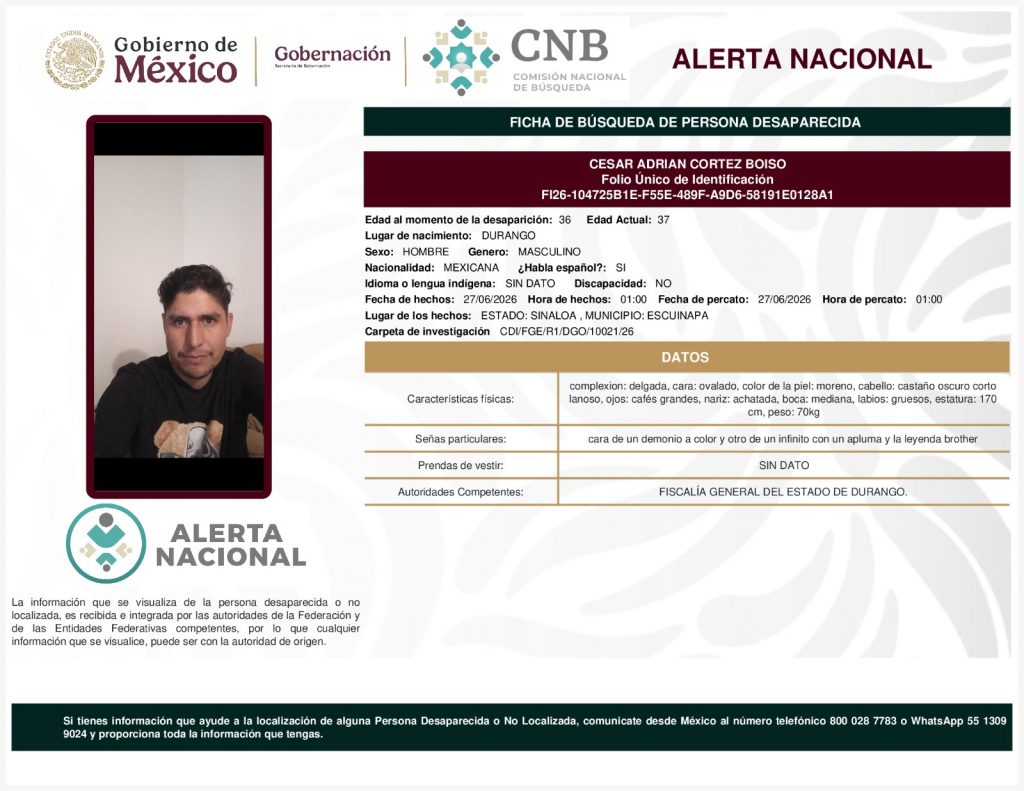 CESAR ADRIAN CORTEZ BOISO