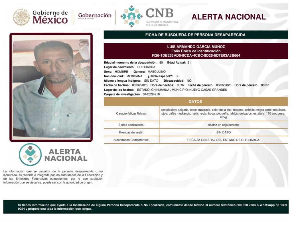 LUIS ARMANDO GARCIA MUÑOZ