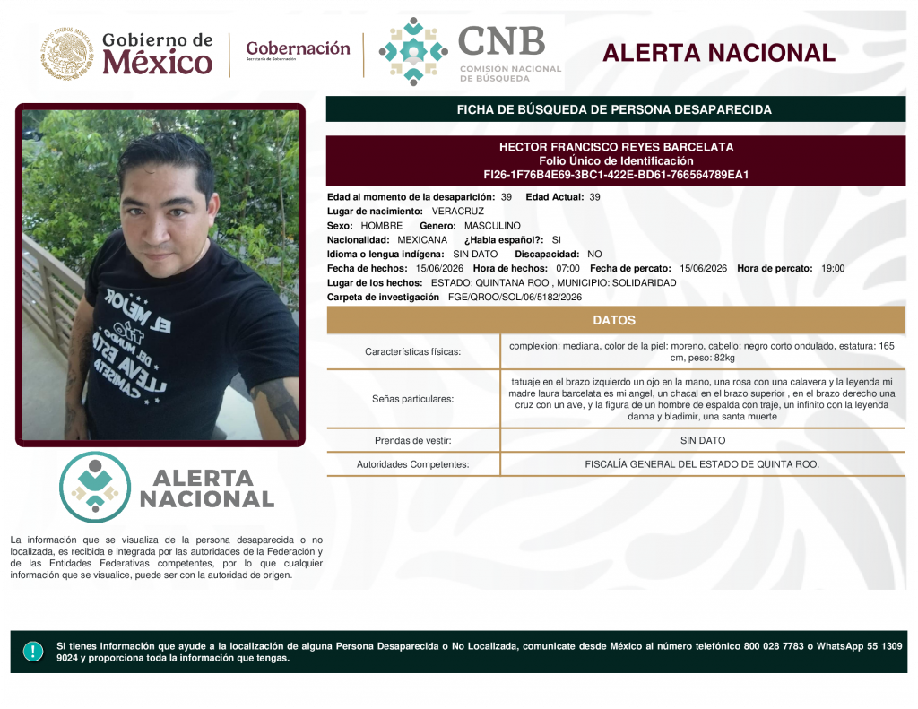 HECTOR FRANCISCO REYES BARCELATA