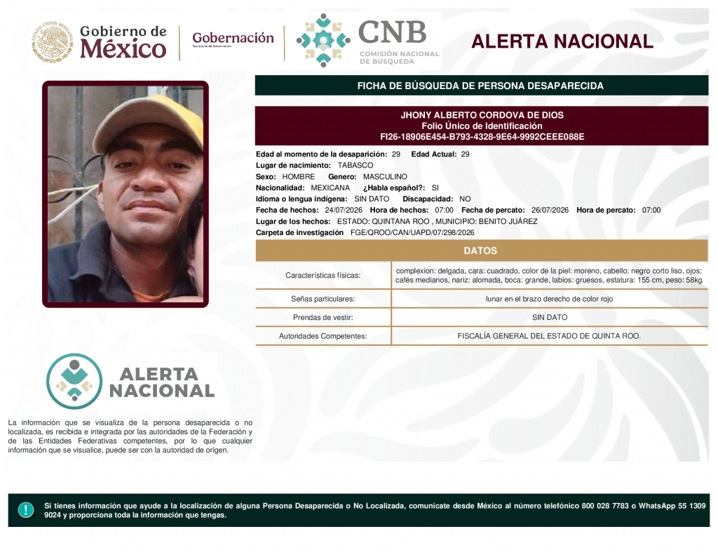 JHONY ALBERTO CORDOVA DE DIOS