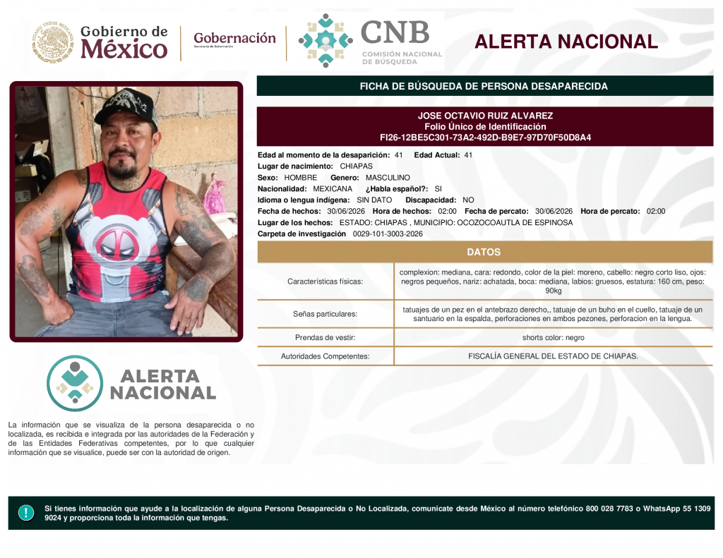 JOSE OCTAVIO RUIZ ALVAREZ