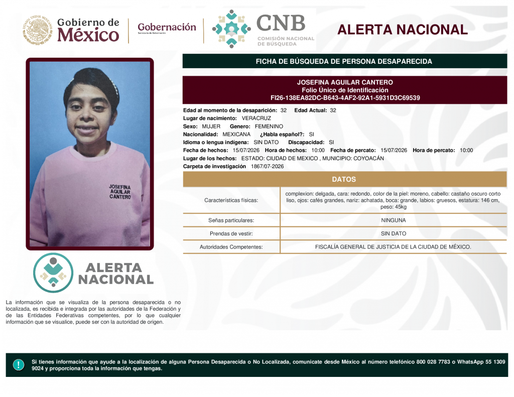 JOSEFINA AGUILAR CANTERO