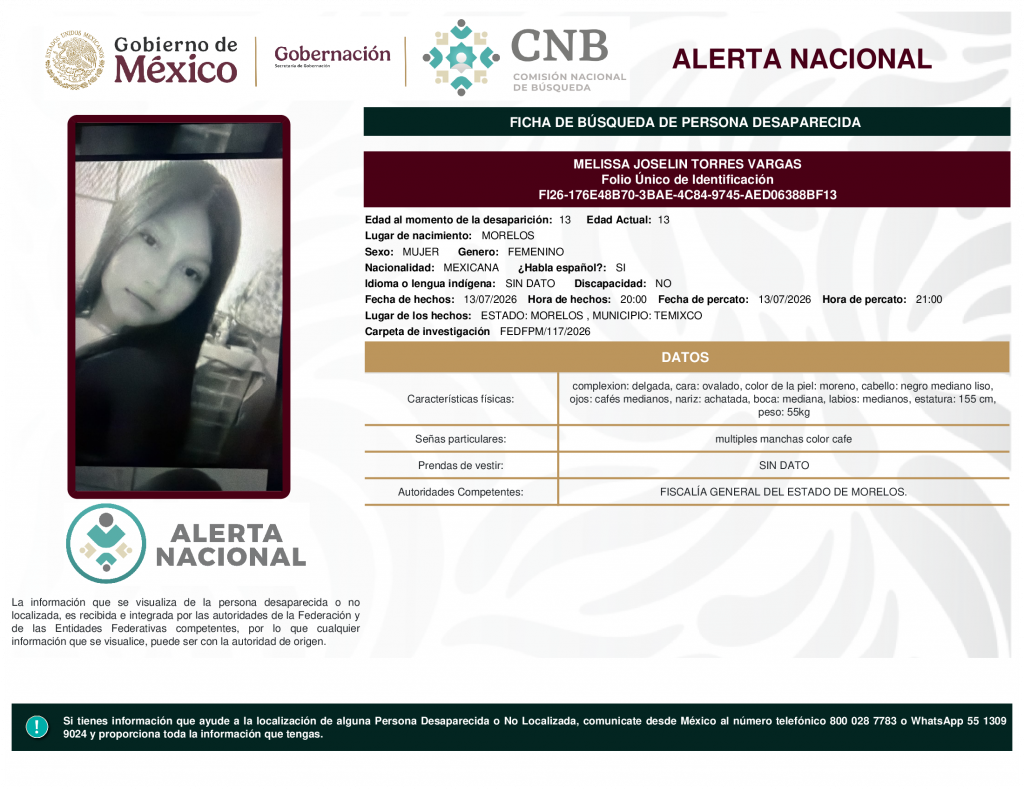 MELISSA JOSELIN TORRES VARGAS