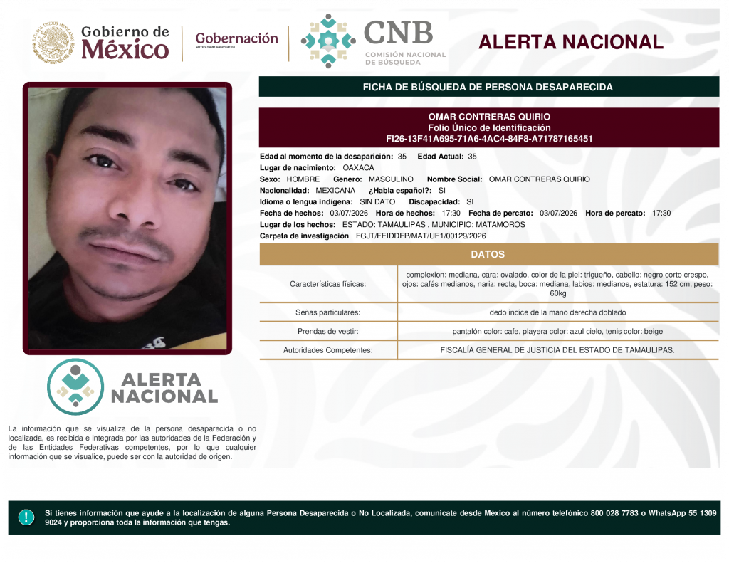 OMAR CONTRERAS QUIRIO