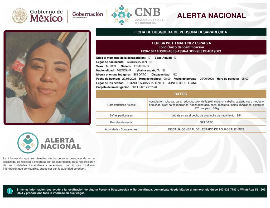 TERESA IVETH MARTINEZ ESPARZA