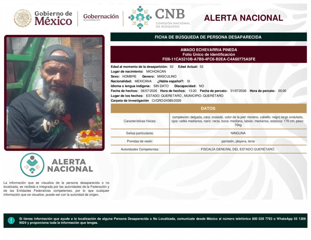 AMADO ECHEVARRIA PINEDA