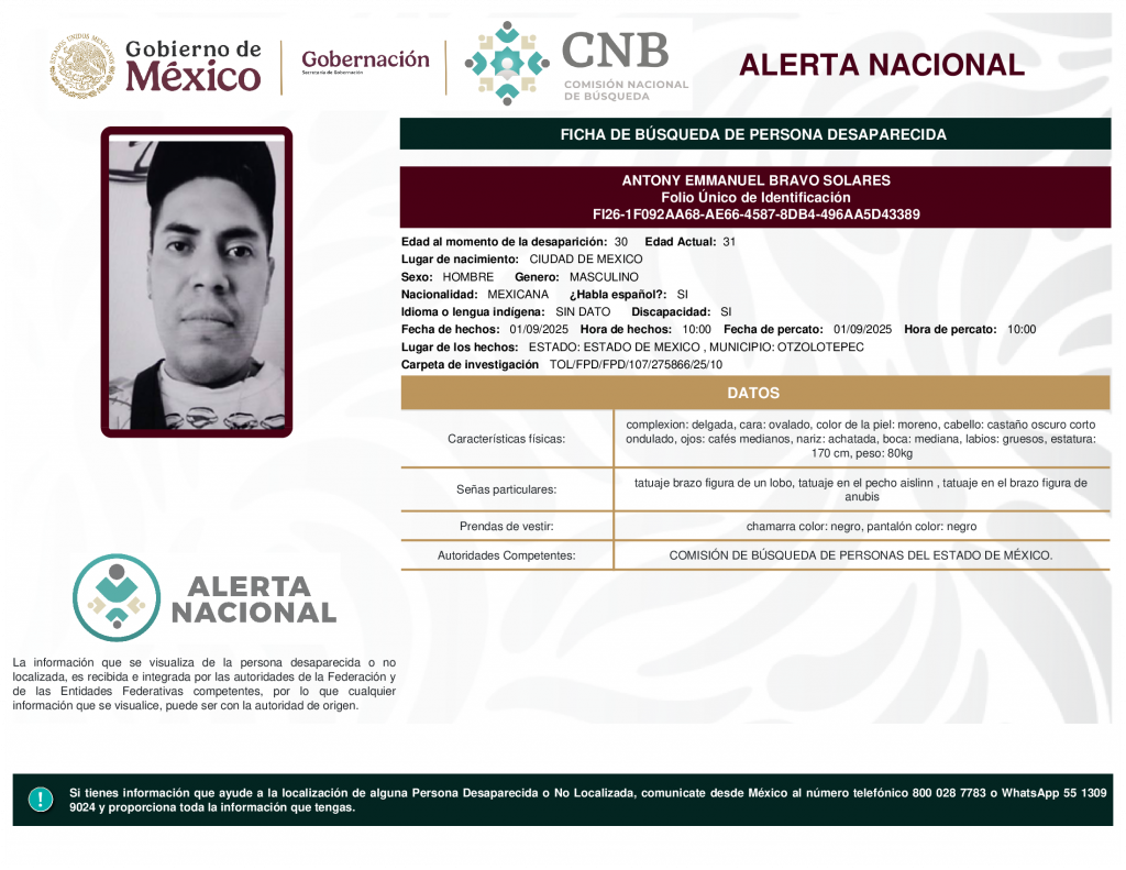ANTONY EMMANUEL BRAVO SOLARES