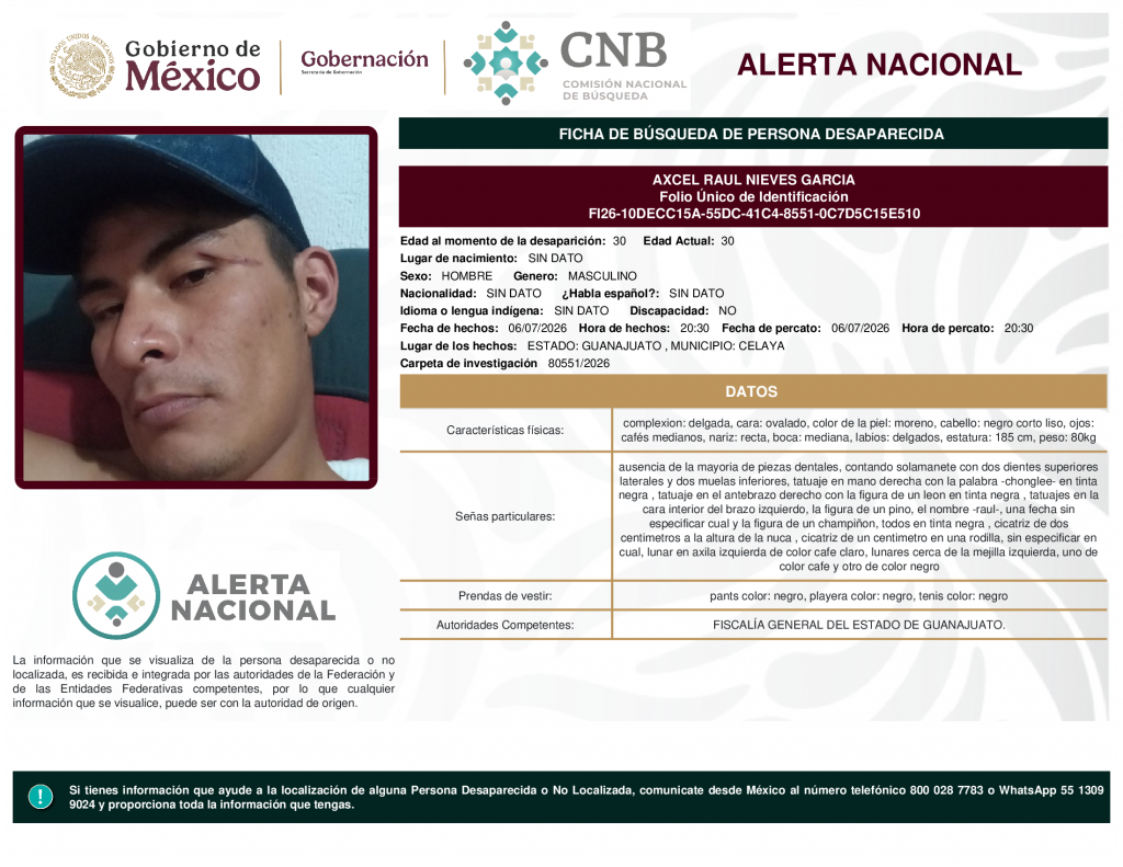 AXCEL RAUL NIEVES GARCIA
