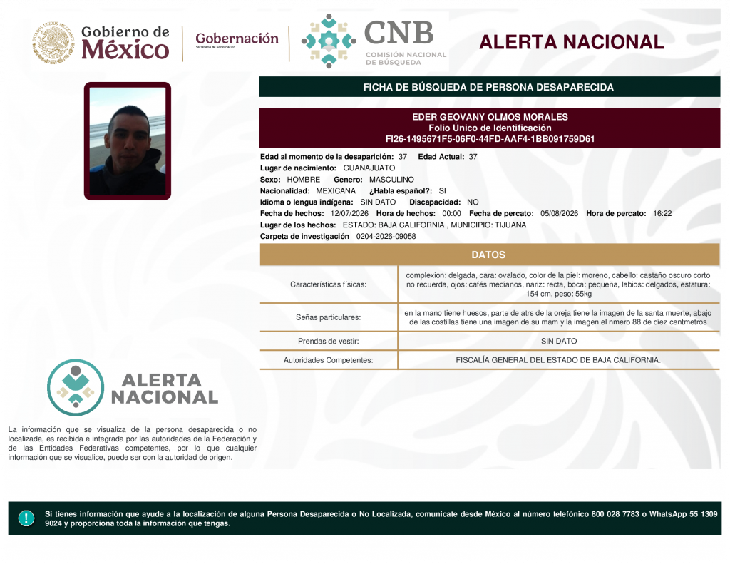 EDER GEOVANY OLMOS MORALES