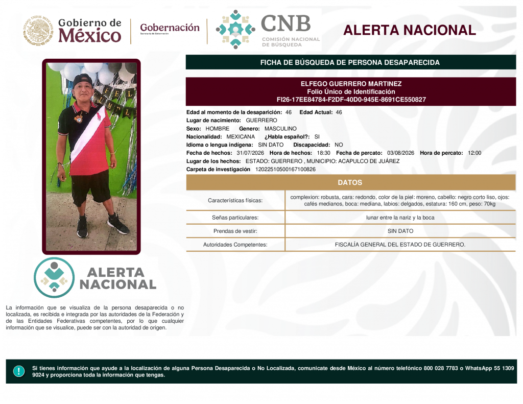 ELFEGO GUERRERO MARTINEZ