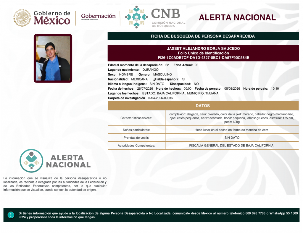 JASSET ALEJANDRO BORJA SAUCEDO