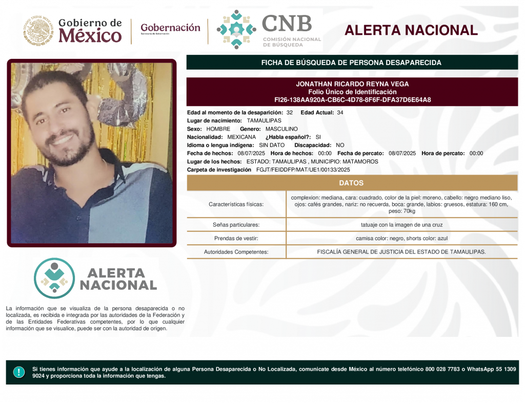 JONATHAN RICARDO REYNA VEGA