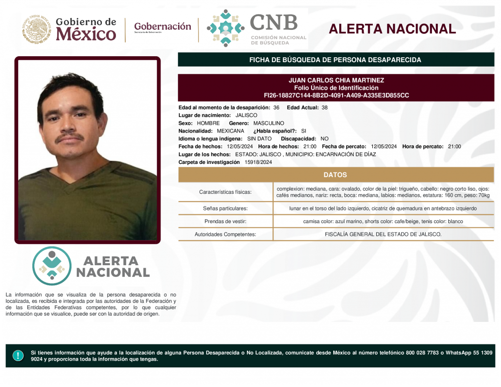 JUAN CARLOS CHIA MARTINEZ
