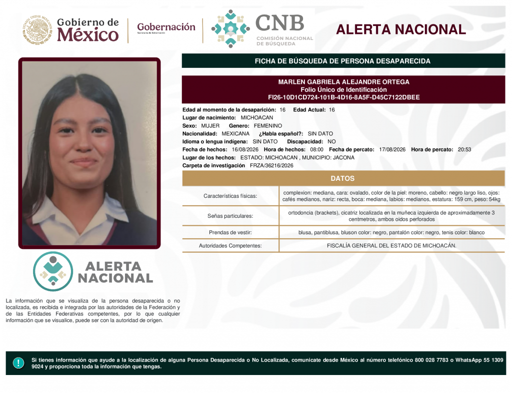 MARLEN GABRIELA ALEJANDRE ORTEGA