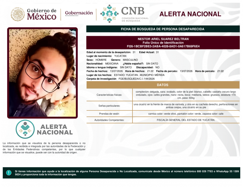NESTOR ARIEL SUAREZ BELTRAN