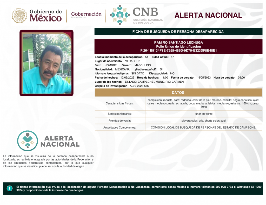 RAMIRO SANTIAGO LECHUGA