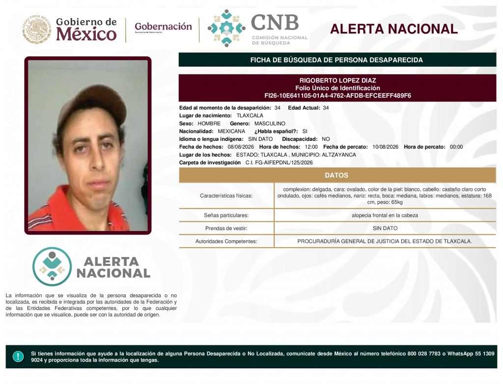 RIGOBERTO LOPEZ DIAZ