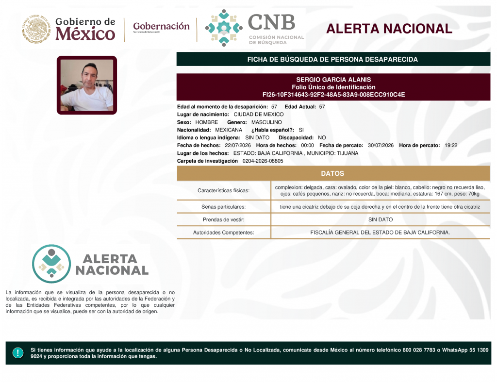 SERGIO GARCIA ALANIS